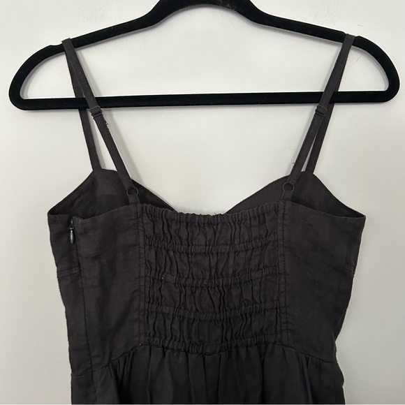 Madewell Black Sleeveless Wide-Leg Linen Jumpsuit 2023 - Picture 8 of 11